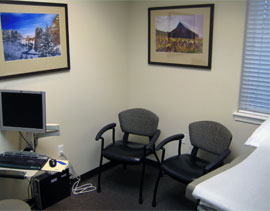 One of our friendly patient rooms